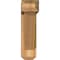 Ekena Millwork Traditional Craftsman Rough Sawn Bracket w/ Offset Brace, Western Red Cedar, 6"W x 22"D x 22"H BKT0604X22X22TRA04RWR - alternate 3